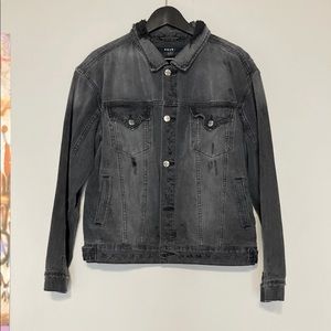 Ksubi Oversized Black Crow trashed jacket